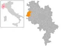 Localisation de Villanova d'Asti
