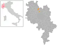 Localisation de Villa San Secondo