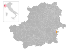 Localisation de Arignano