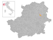 Localisation de Bosconero