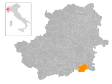Localisation de Carmagnole