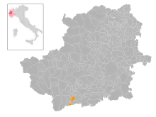 Localisation de Luserna San Giovanni