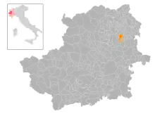 Localisation de San Giorgio Canavese