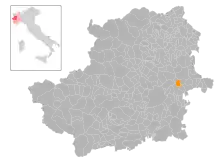 Localisation de San Raffaele Cimena