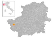 Localisation de Sauze d'Oulx