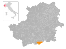 Localisation de Villafranca Piemonte