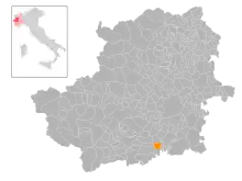 Localisation de Virle Piemonte
