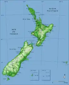 Description de l'image Map New Zealand-fr.svg.