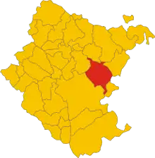 Localisation de Anghiari