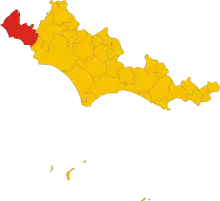 Localisation de Aprilia