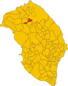 Localisation de Arnesano
