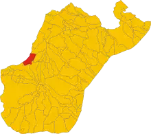 Localisation de Bagnara Calabra