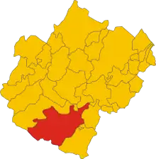 Localisation de Bagno di Romagna