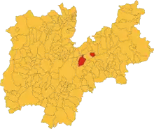 Localisation de Baselga di Pinè