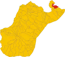 Localisation de Bivongi
