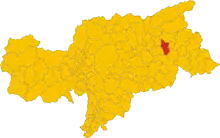 Localisation de Brunico - Bruneck