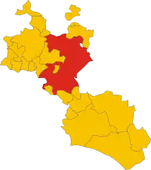 Localisation de Caltanissetta