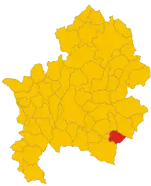Localisation de Cantalupo nel Sannio