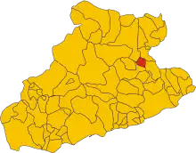 Localisation de Caravonica