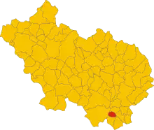 Localisation de Castelnuovo Parano