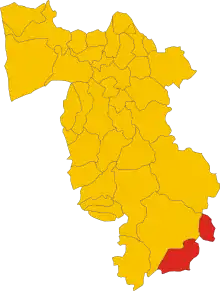 Localisation de Castelnuovo di Val di Cecina