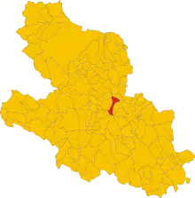 Localisation de Castelvecchio Subequo