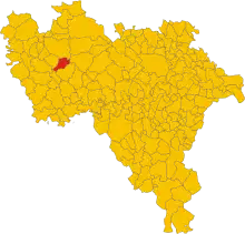 Localisation de Cergnago