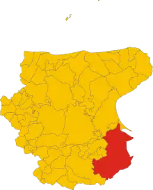 Localisation de Cerignola