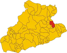 Localisation de Chiusanico