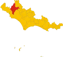 Localisation de Cisterna di Latina