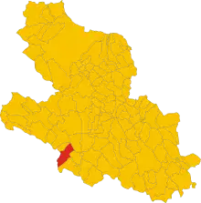 Localisation de Civitella Roveto