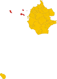 Localisation de Favignana