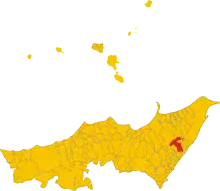 Localisation de Fiumedinisi