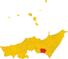 Localisation de Francavilla di Sicilia