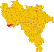 Localisation de Frascarolo