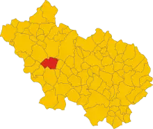 Localisation de Frosinone