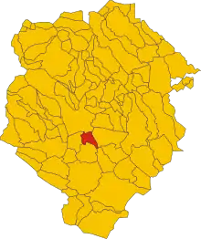 Localisation de Gaglianico