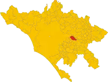 Localisation de Gallicano nel Lazio