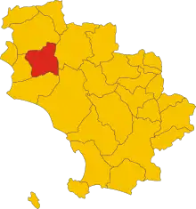 Localisation de Gavorrano