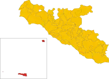 Localisation de Lampedusa e Linosa
