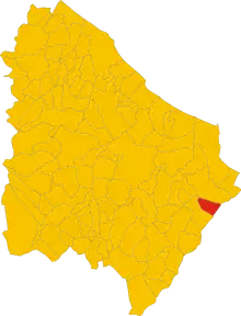 Localisation de Lentella
