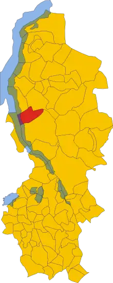 Localisation de Lierna