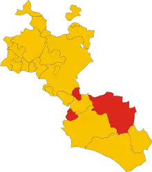 Localisation de Mazzarino