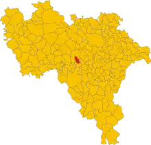 Localisation de Mezzana Rabattone