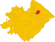 Localisation de Mombaroccio
