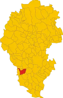 Localisation de Montebello Vicentino