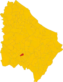 Localisation de Montebello sul Sangro