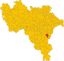 Localisation de Montecalvo Versiggia