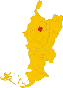 Localisation de Moraro
