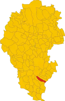 Localisation de Mossano